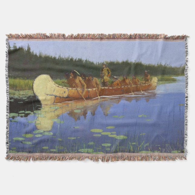 Manta Radisson y Groseilliers Frederic Remington 1905 (Anverso)