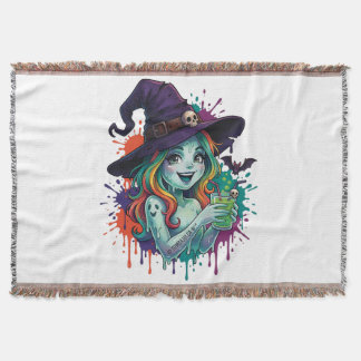 Manta Rainbow Witch – Spooky & Colorful Magic