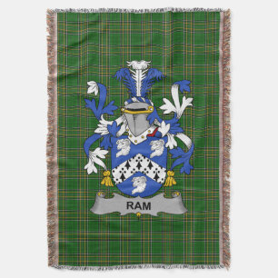 Manta Ram Coat de Armamento Irlandés Crest Irlanda