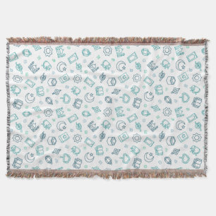 Manta Ramadan Doodles Throw