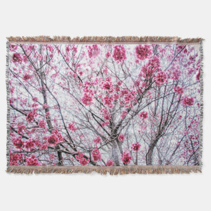 Manta Ramas y flores de un árbol de cerezo