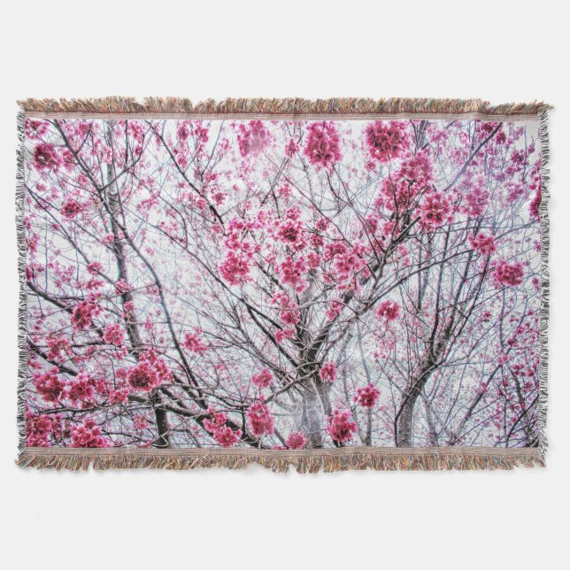 Manta Ramas y flores de un árbol de cerezo (Anverso)