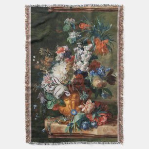 Manta Ramos Florales Vintage de Jan van Huysum