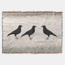 Manta Ravens Throw Blanket