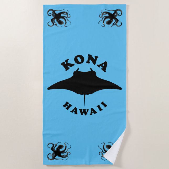 Manta Ray buceando en Kona, Hawaii (Anverso)