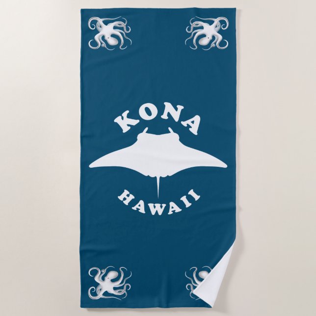Manta Ray buceando en Kona, Hawaii (Anverso)