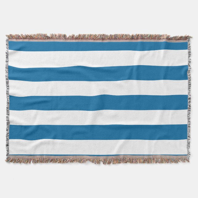 Manta Rayas | Azul y blanco | PERSONALIZABLE | (Anverso)