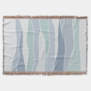 Manta Rayas curvadas verdes azules de Guay Ondas abstrac