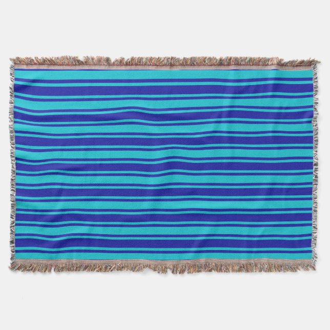 Manta Rayas de caramelo azul turquesa (Anverso)
