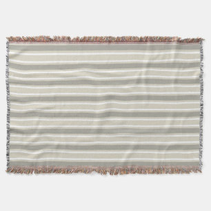 Manta Rayas de caramelo beige