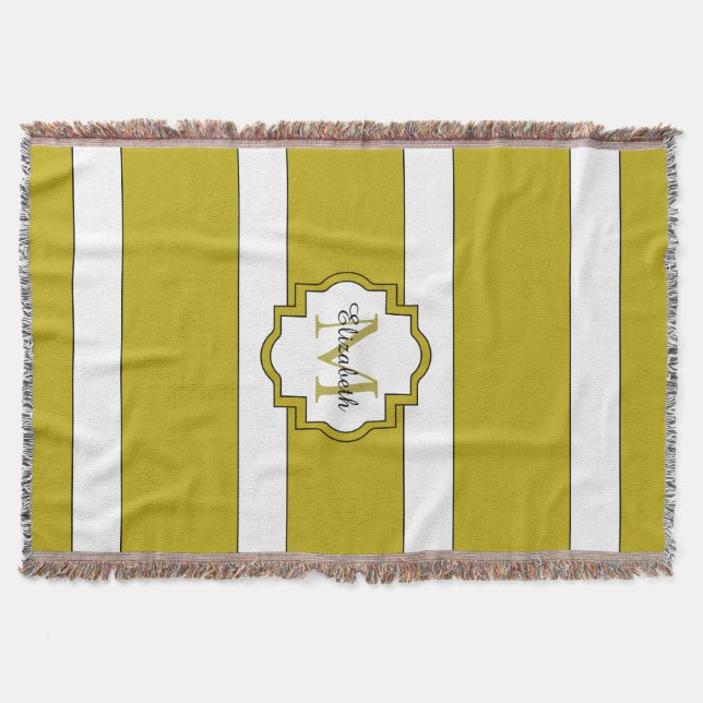 MANTA RAYAS DE LA MODA THROW_191 GOLD/WHITE (Anverso)