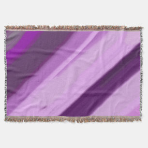 Manta Rayas de lavanda púrpura