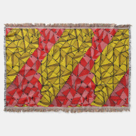 Manta Rayas geométricas doradas - Resumen de lujo