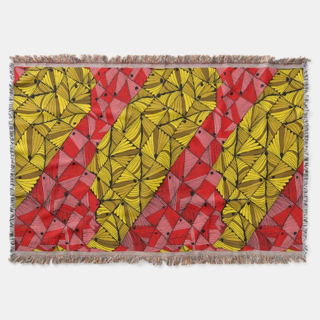 Manta Rayas geométricas doradas - Resumen de lujo (Anverso)