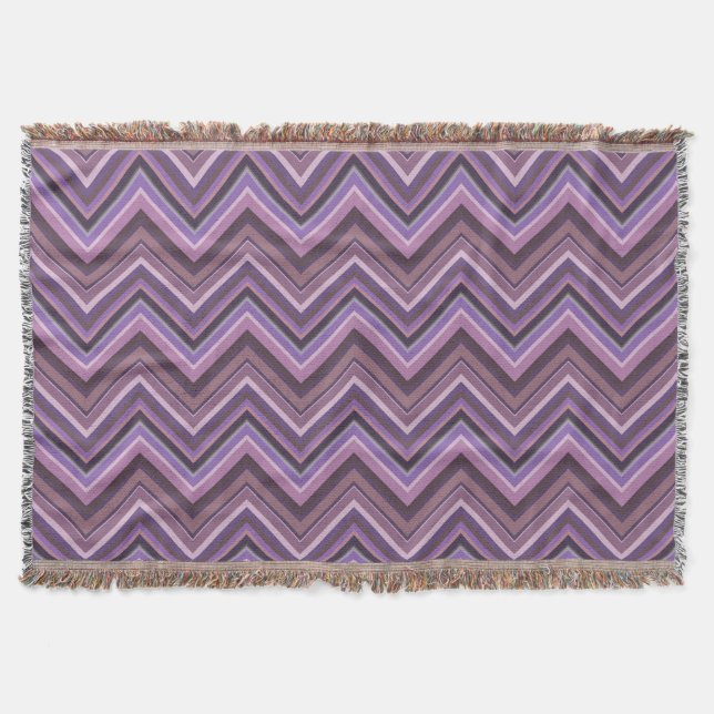 Manta Rayas Mauve zigzag (Anverso)