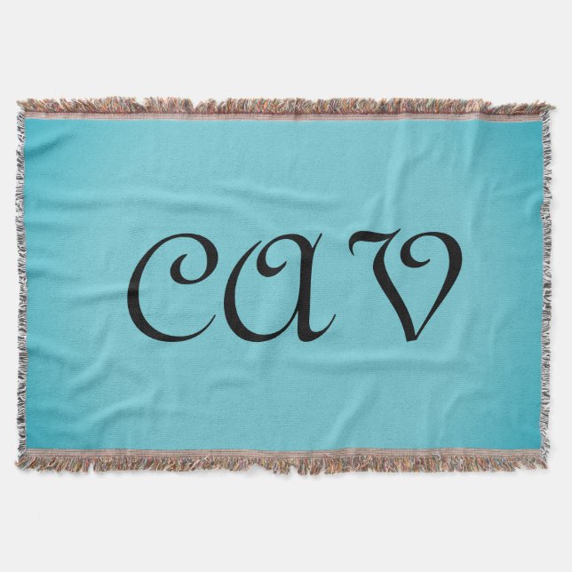 Manta Recoleta Cornflower Blue (Anverso)