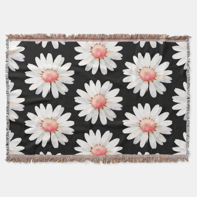 Manta Red Dotted Daisy's (Anverso)