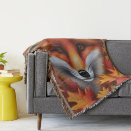 Manta Red Fox Throw Blanket