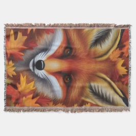 Manta Red Fox Throw Blanket