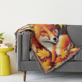Manta Red Fox Throw Blanket