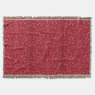 Manta Red Purpurina Throw Blanket