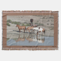 Reflexiones de caballos salvajes
