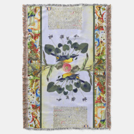 Manta Reflexiones iluminadas azul pálido