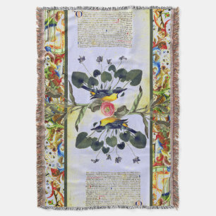 Manta Reflexiones iluminadas azul pálido