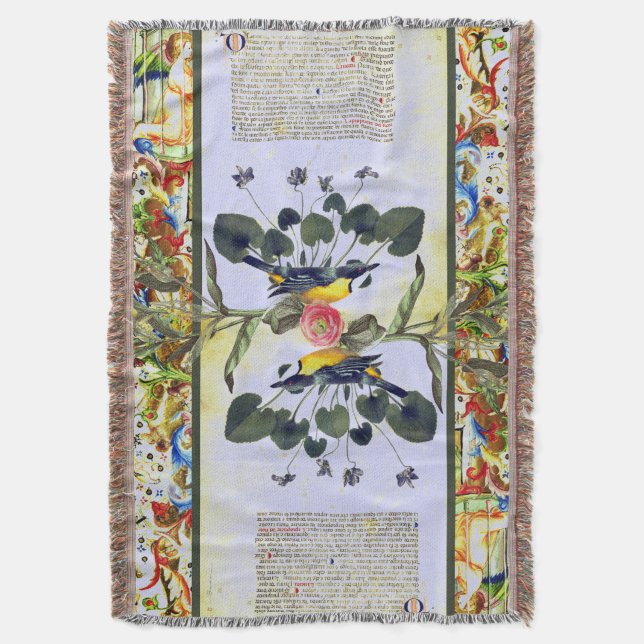 Manta Reflexiones iluminadas azul pálido (Frente vertical)