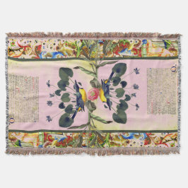 Manta Reflexiones iluminadas Rosa polvoriento