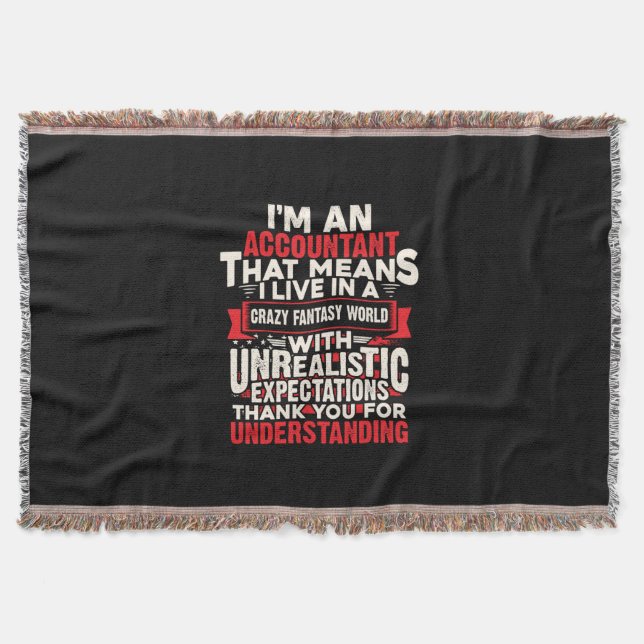 Manta Regalo contable | Soy Contador (Anverso)