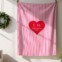 Manta Regalo Corazones Rojos Románticos para Espos