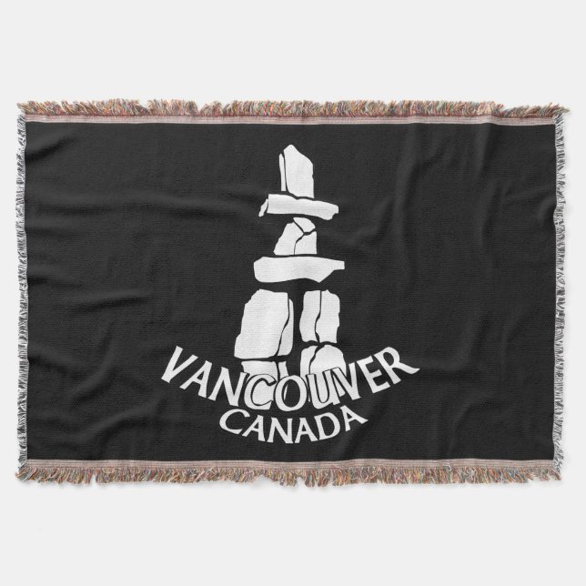 Manta Regalo de recuerdo de Vancouver Blanket Vancouver  (Anverso)