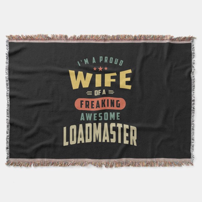 Manta Regalo de título de trabajo de Loadmaster (Anverso)