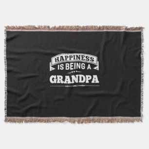 Manta Regalo del abuelo La felicidad es ser un abuelo