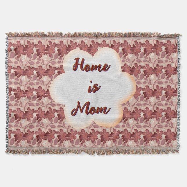 Manta Regalo floral personalizado y hecho a medida para  (Anverso)