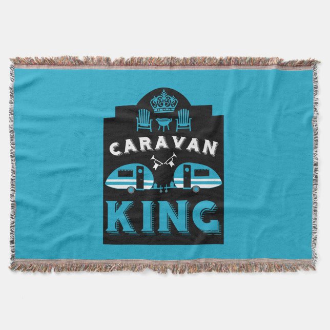 Manta Regalos De Caravana King Para Los Campers (Anverso)