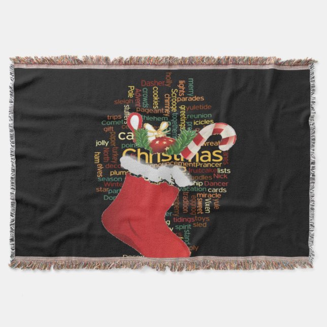 Manta REGALOS DE navidades y un feliz Año Nuevo (Anverso)