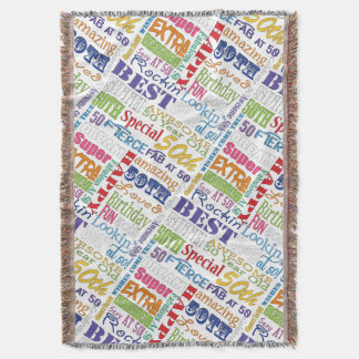 Manta Regalos Únicos Y Especiales De Fiesta De 50 Años