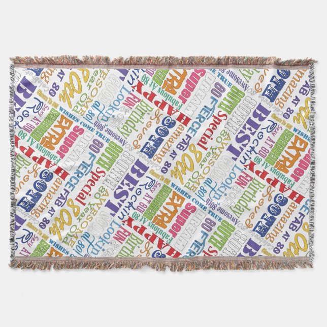 Manta Regalos Únicos Y Especiales De La Fiesta De Cumple (Anverso)