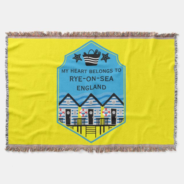 Manta Regalos Y Decoración De Las Cabañas De Playa Britá (Anverso)