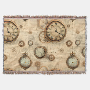 Manta Reloj de vapor de grano rugoso (6)
