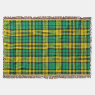 Manta Reloj negro verde amarillo Campbell Tartan Plant