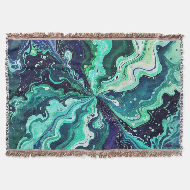 Manta Remolinos Galácticos en Colores Vívidos 3 (Anverso)