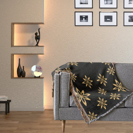 Manta Repetición de la flor de Petal de tipo estrella ge