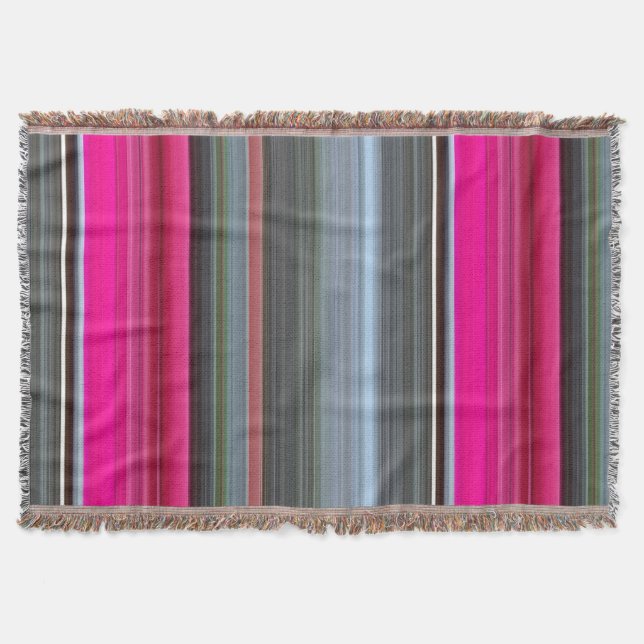 Manta Resumen #1: Cerise y gris (Anverso)