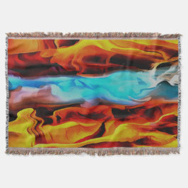 Manta Resumen De Por Acrílico De Elementos Calientes Y F