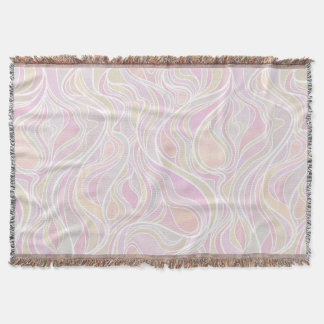 Manta Resumen de Vidrio Manchado Psicodelic Pastel