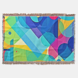 Manta Resumen geométrico vibrante