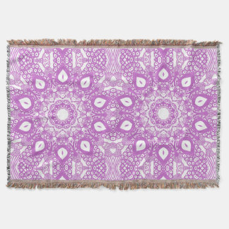 Manta Resumen Lavender Mandala Kaleidoscope Blankets